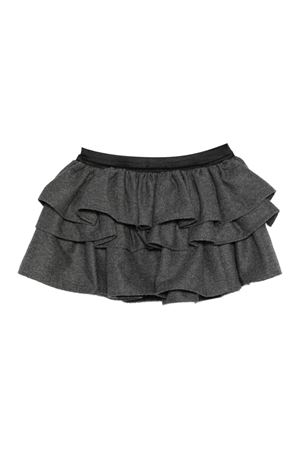 grey wool skirt DOUUOD KIDS | DX7A21I0296808